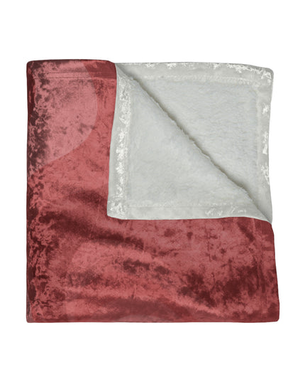 Power Red Wavey 50" x 60" Crushed Velvet Blanket