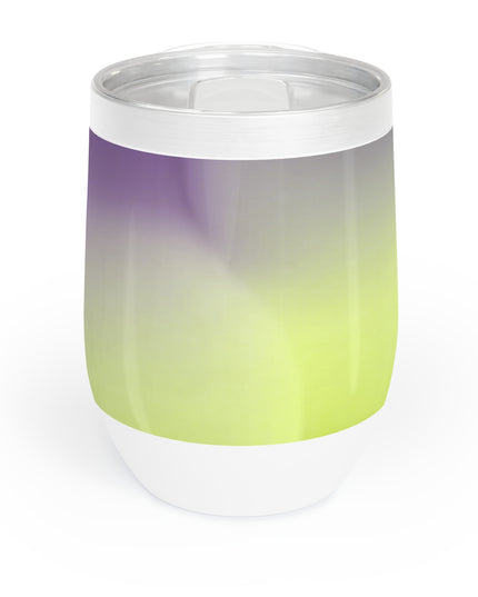 Purple Golden Fade 12 oz Chill Wine Tumbler