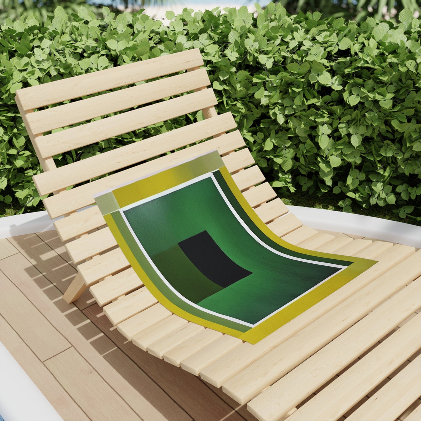 Alpha Shadow Beach Towel, 18" x 27"