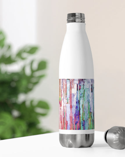 Striped Pastels 20oz Insulated Water Bottle