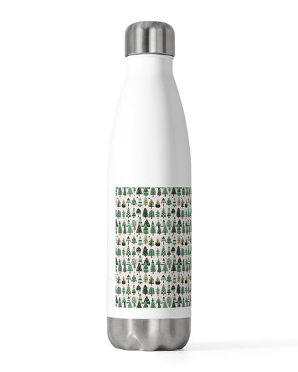 Mini Vintage Green Trees 20oz Insulated Water Bottle