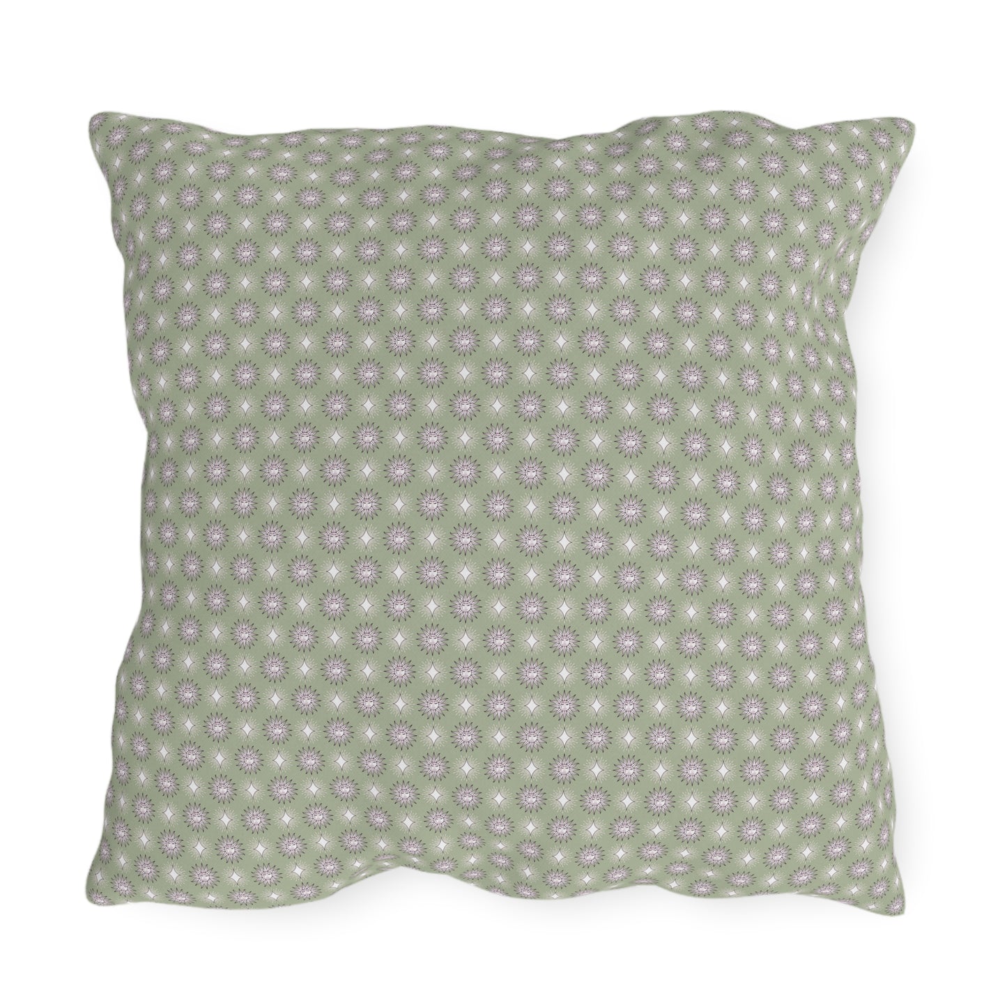 Olive Star-crossed Bodies 20" x 20" Outdoor Pillow