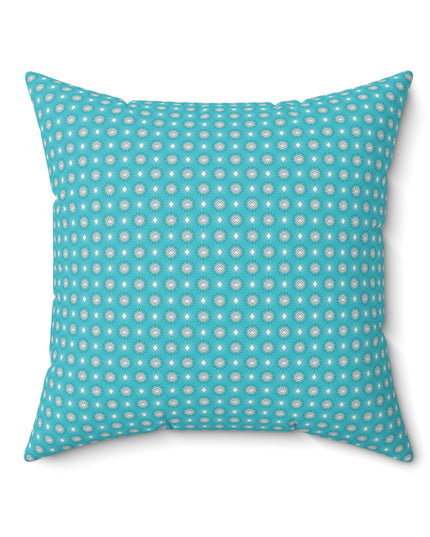 Tif Green Star-crossed Bodies Faux Suede Square Pillow, 20" x 20"