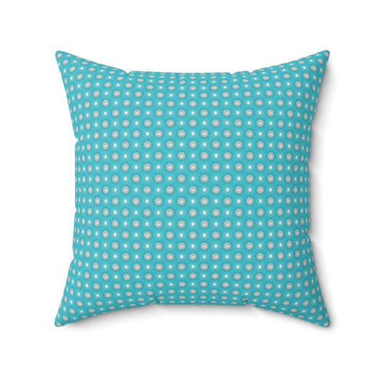 Tif Green Star-crossed Bodies Faux Suede Square Pillow, 20" x 20"