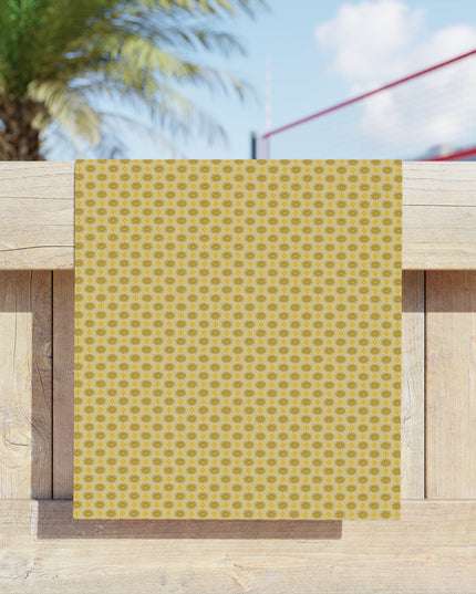 Lemongrass Star-crossed Bodies Beach Towel, 18" x 27"