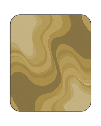 Brown Wavey 61" × 51" Picnic Blanket