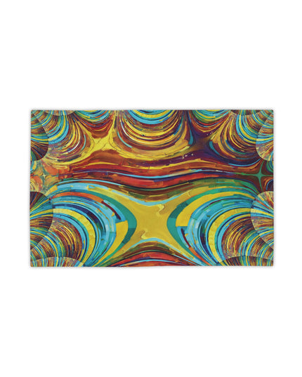 Uzi Spiral Alpha Beach Towel, 18" x 27"