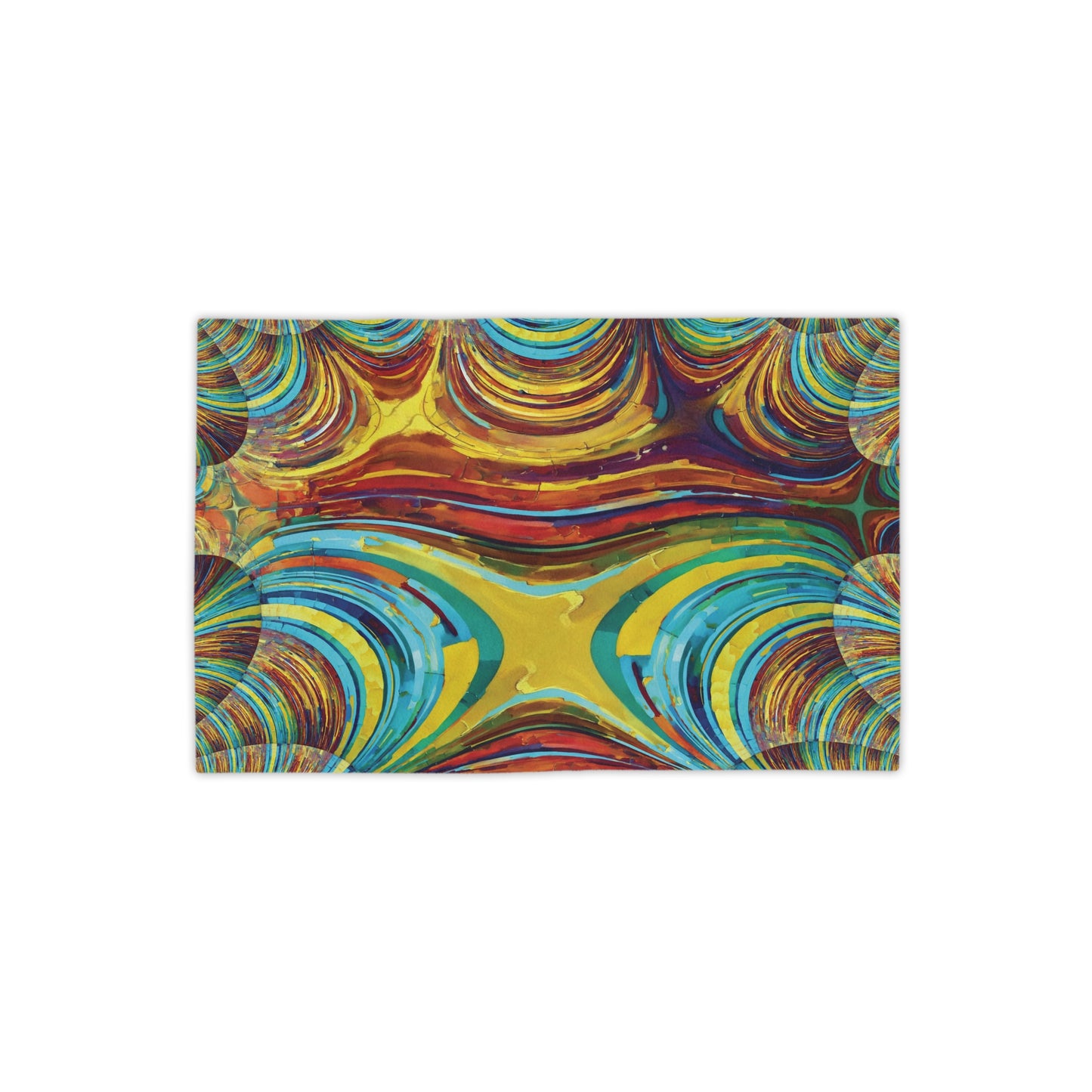 Uzi Spiral Alpha Beach Towel, 18" x 27"