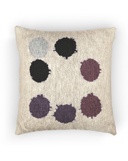 Magenta Barrel Woven Pillow, 17" x 18"