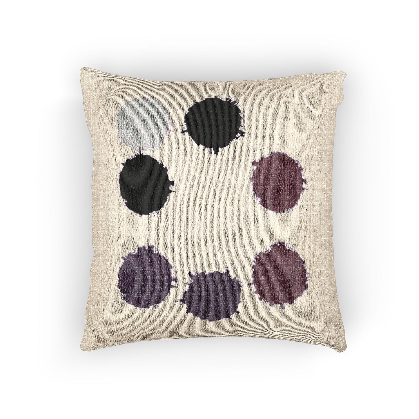 Magenta Barrel Woven Pillow, 17" x 18"