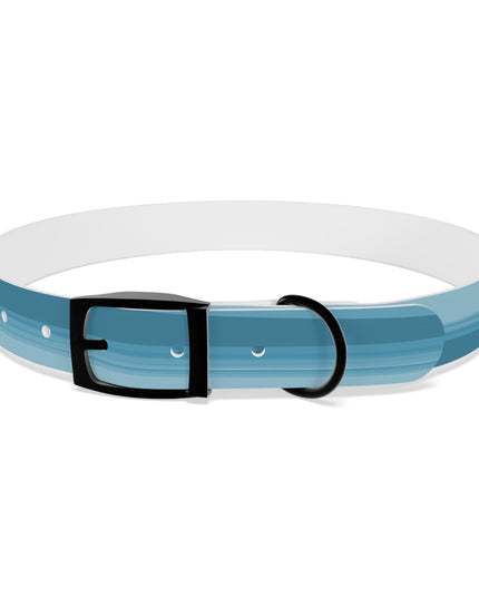 Sky Blue Wavey Extra Large Dog Collar