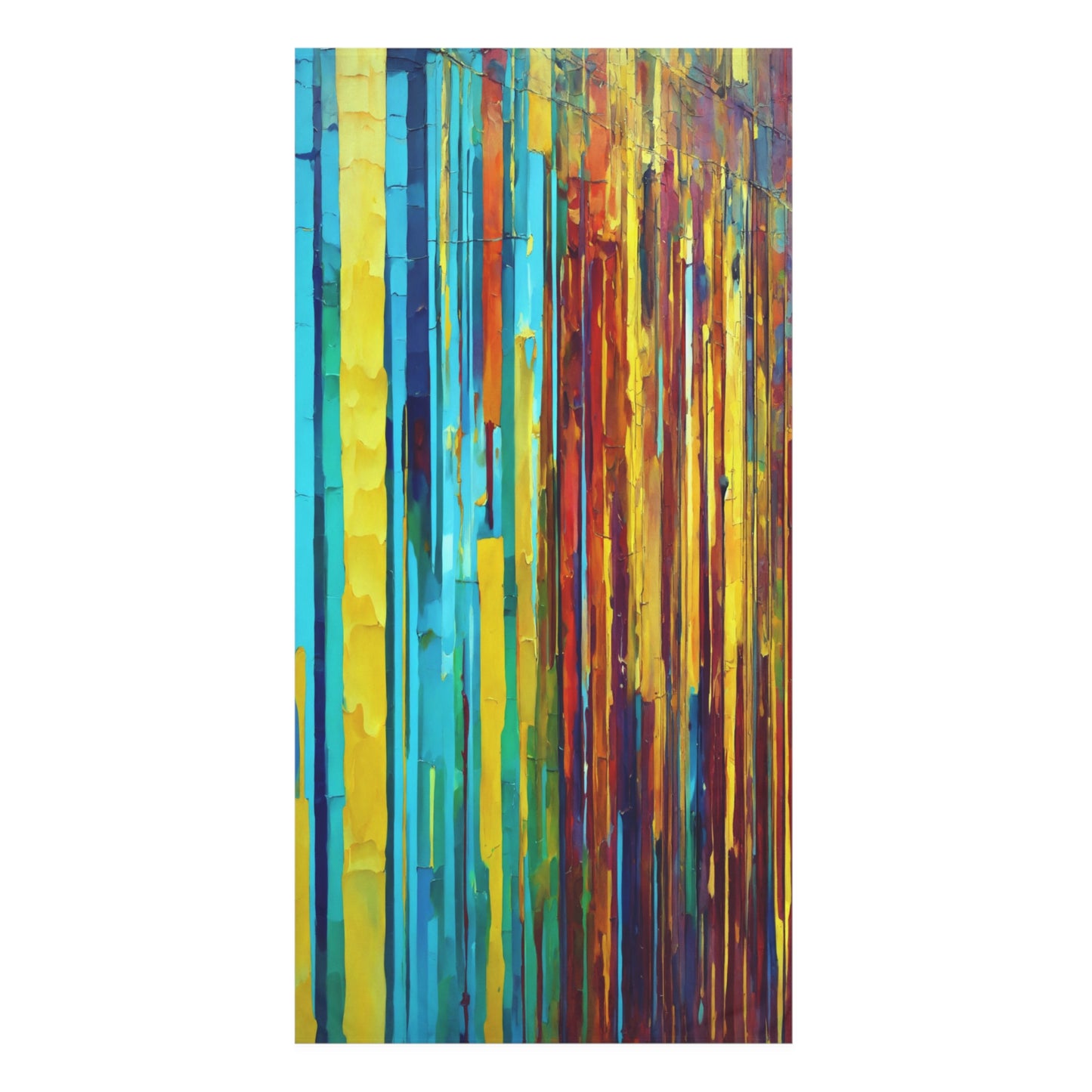 Striped Alpha 30" x 60" Mink-Cotton Towel (50% polyester, 50% cotton)