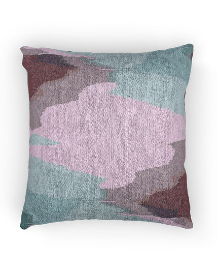 Wine Sea Blue Fog Woven Pillow, 17" x 18"