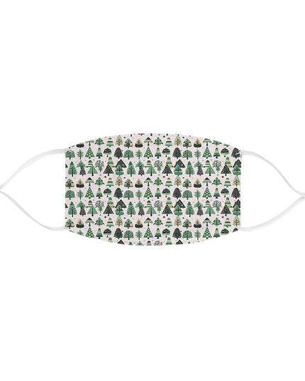 Mini Vintage Green Trees Fabric Face Mask