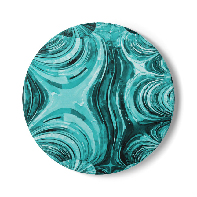 Uzi Spiral Tif 4" x 4" Round Ceramic Coaster