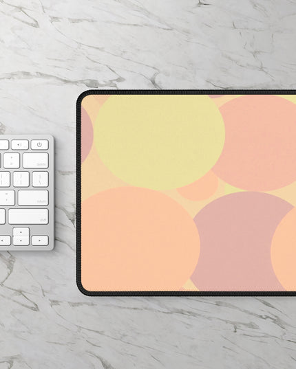 Pastel Hot Peach Patches 9" x 7" Gaming Mouse Pad