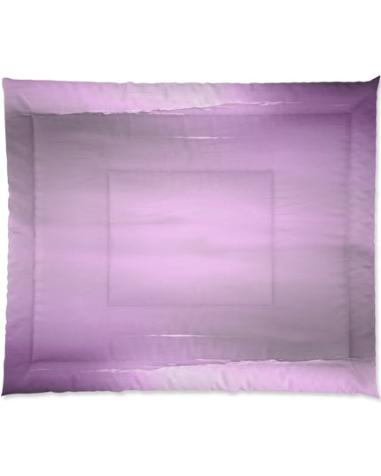 Dark Pink Sea Amethyst Fog 104" × 88" Comforter
