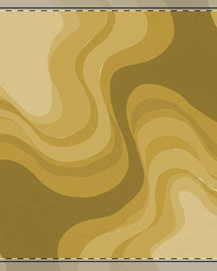 Brown Wavey 22" x 22" Cotton Twill Napkin