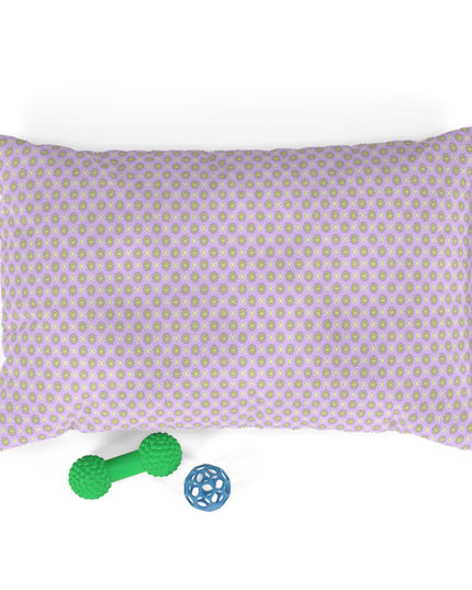 Magenta Star-crossed Bodies Pet Bed, 28" × 18"
