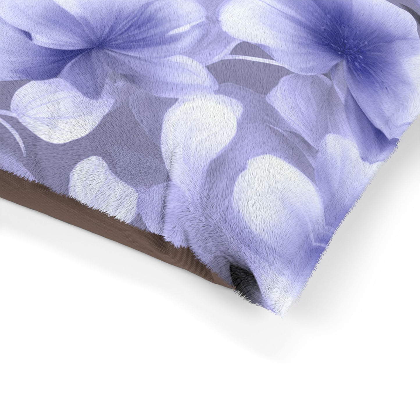 Indigo Blossom Floral Bunch Pet Bed, 40" × 30"