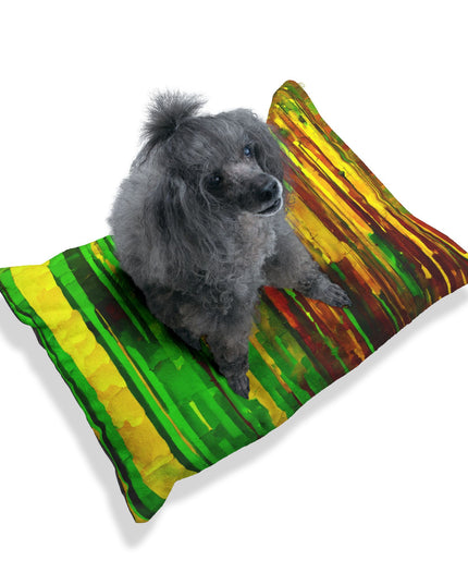 Striped Beta 28" × 18" Pet Bed