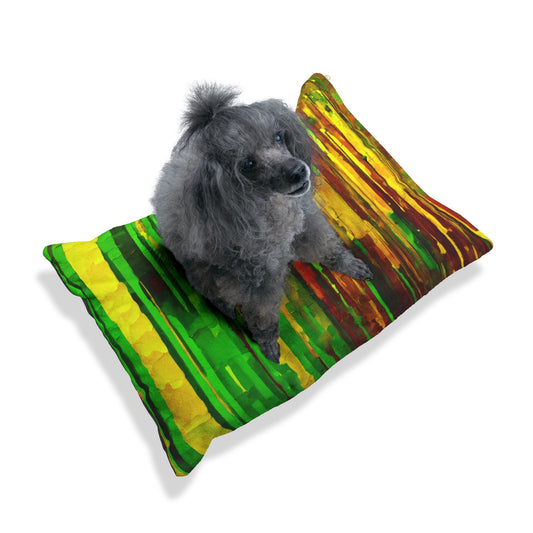 Striped Beta 28" × 18" Pet Bed
