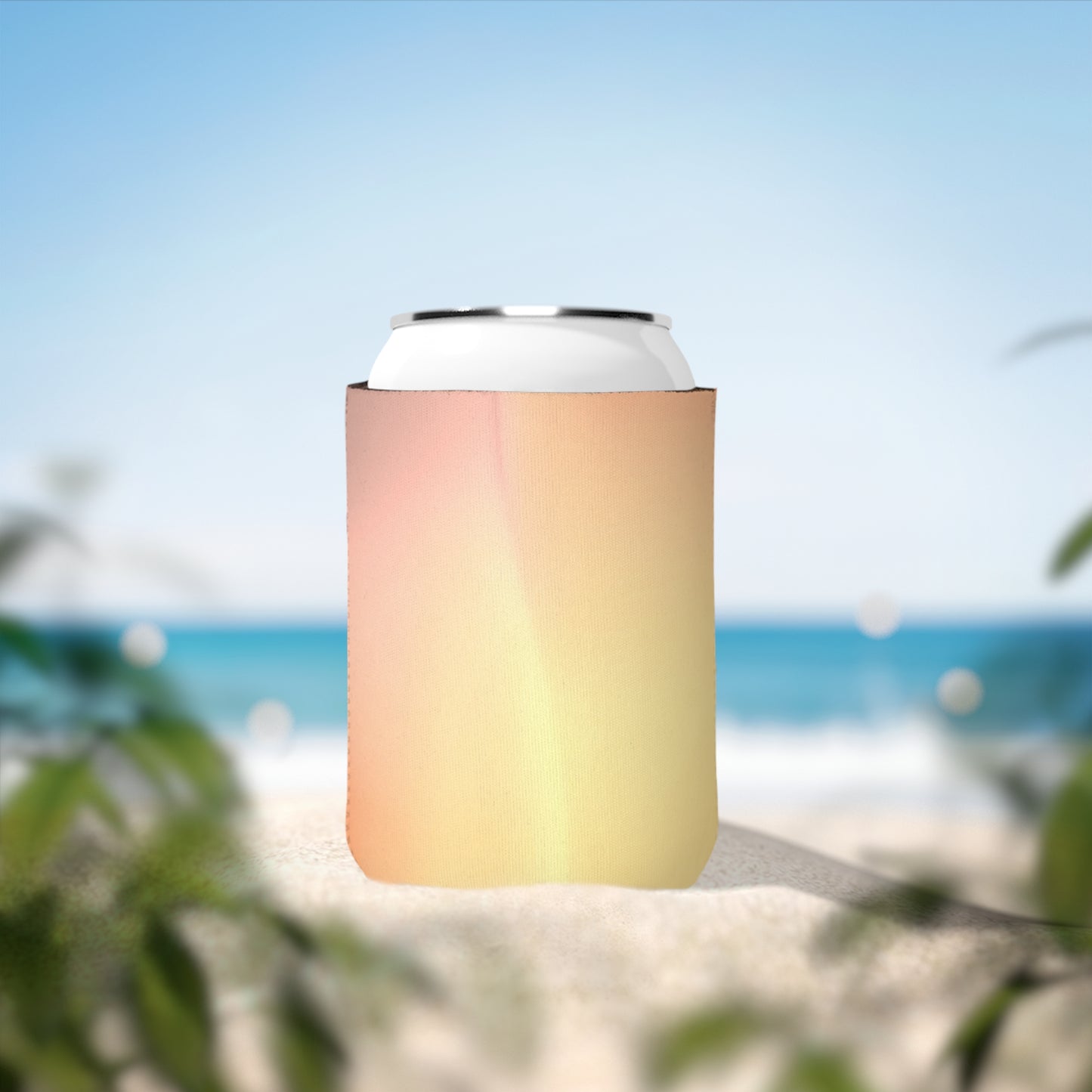 Hot Peach Fade 12 oz Can Cooler Sleeve