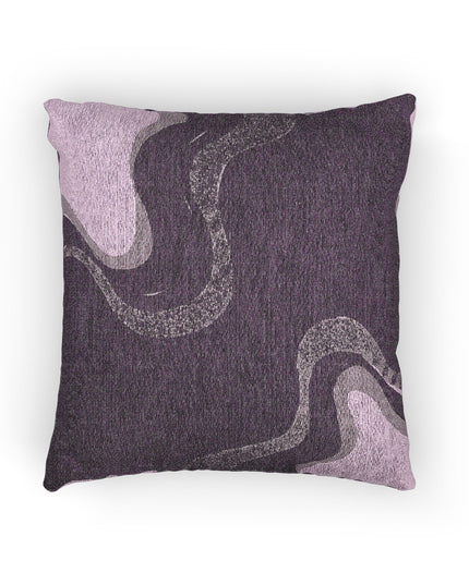 Wavey Purple Wavey Woven Pillow, 17" x 18"