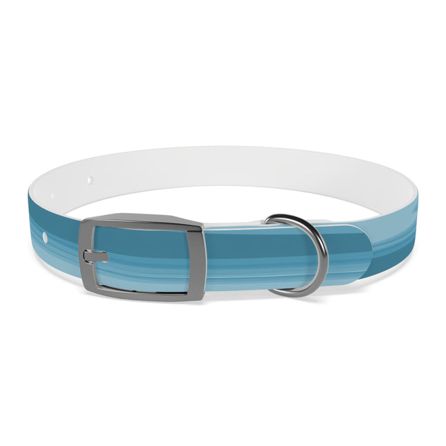 Sky Blue Wavey Small Dog Collar