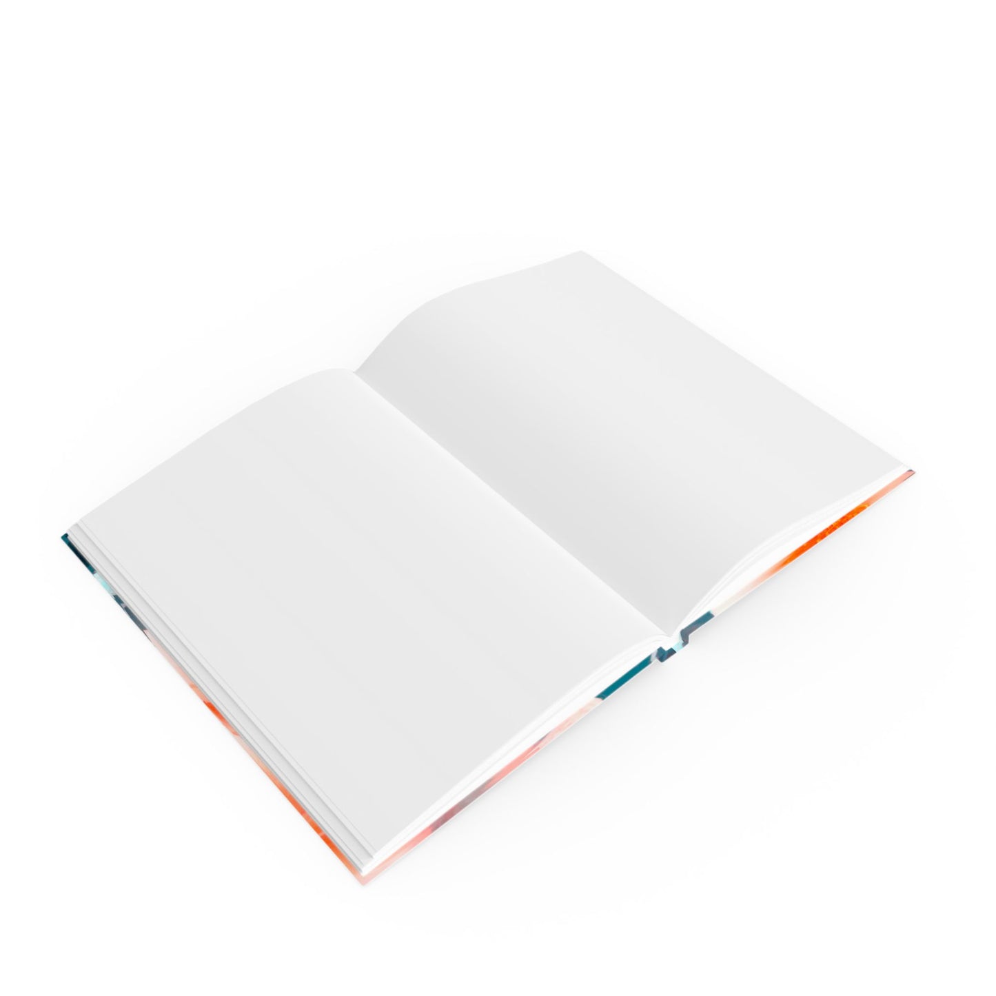 Orange Blossom Floral Bunch Hard Backed Journal with 128 blank pages, 5.2" x 7.4"