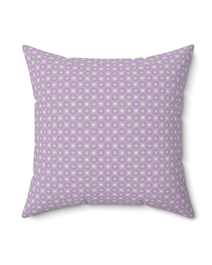 Lavender Star-crossed Bodies Faux Suede Square Pillow, 18" x 18"