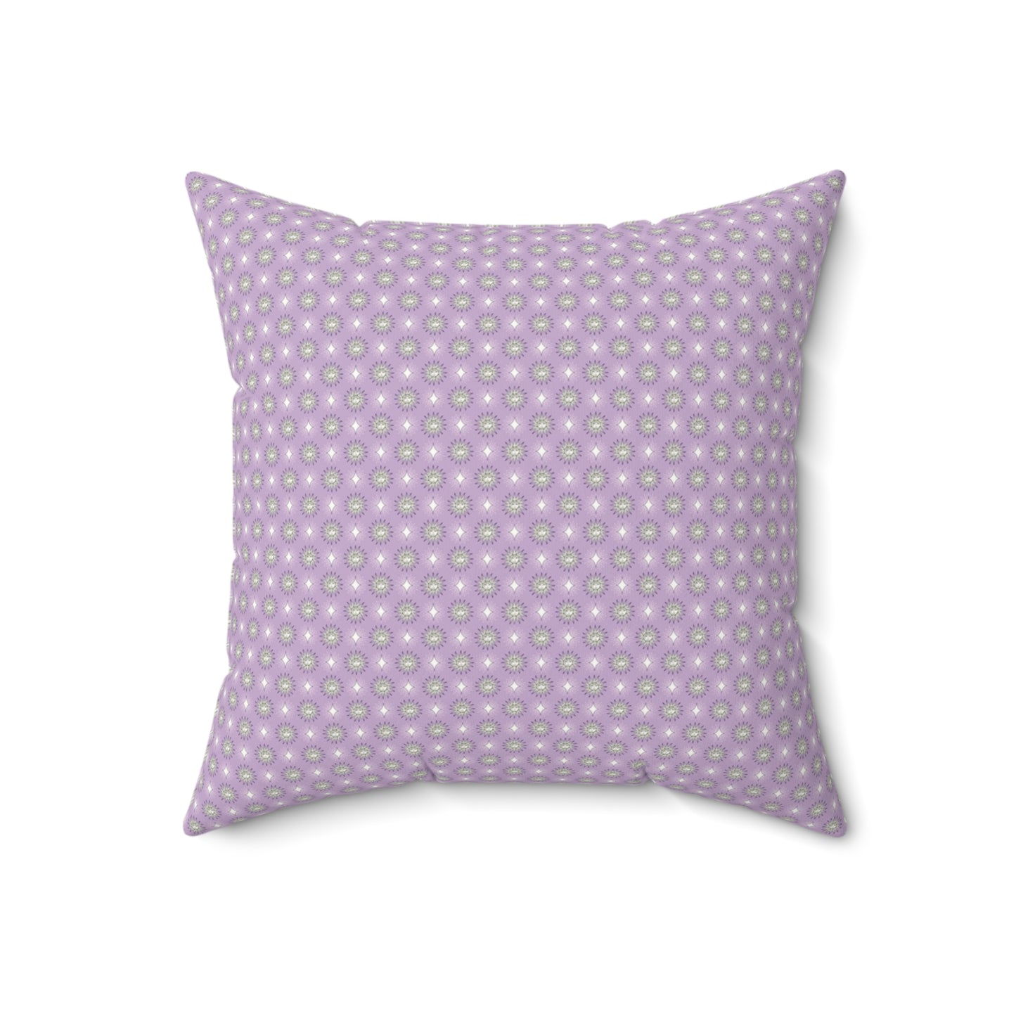 Lavender Star-crossed Bodies Faux Suede Square Pillow, 18" x 18"