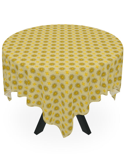 Lemongrass Star-crossed Bodies Tablecloth, 55" x 55"