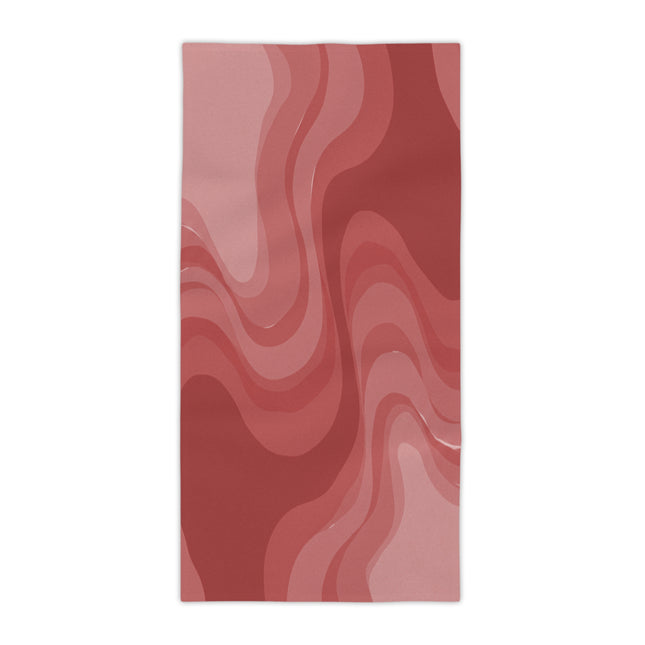 Power Red Wavey Beach Towel, 30" x 60"