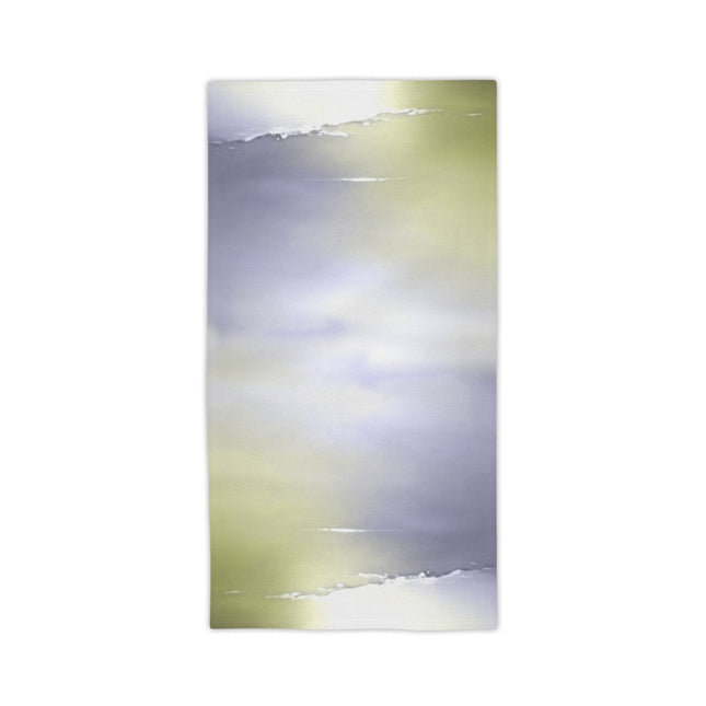 Lavender Sea Golden Fog Beach Towel, 24" x 44"