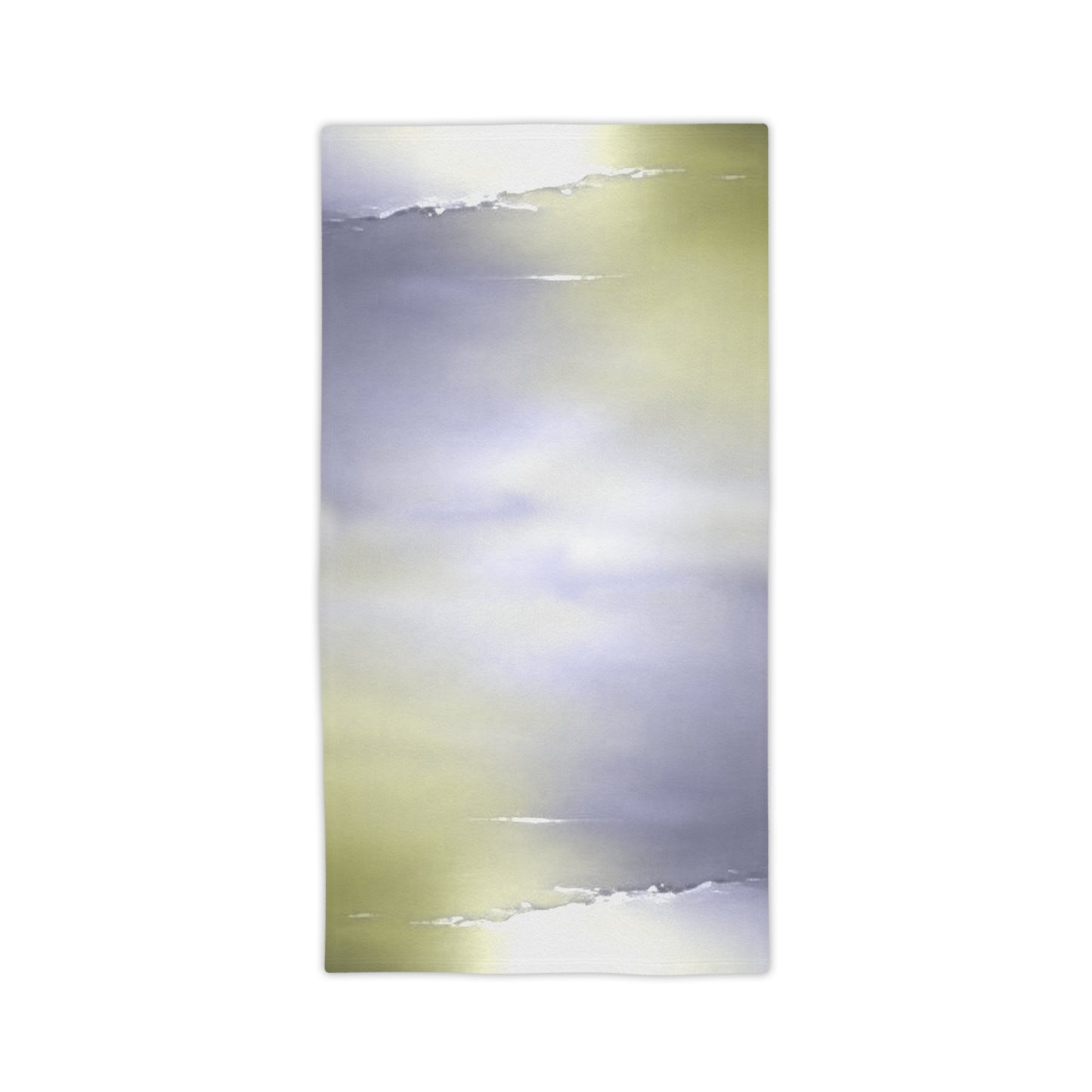 Lavender Sea Golden Fog Beach Towel, 24" x 44"