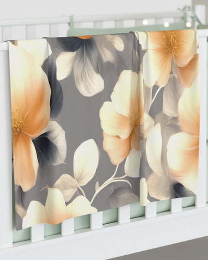 Soft Blossom Floral Bunch Baby Swaddle 30″×40″ Blanket