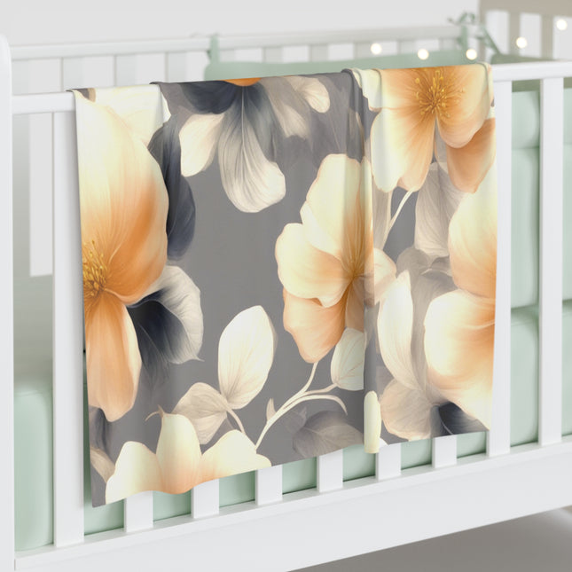 Soft Blossom Floral Bunch Baby Swaddle 30″×40″ Blanket