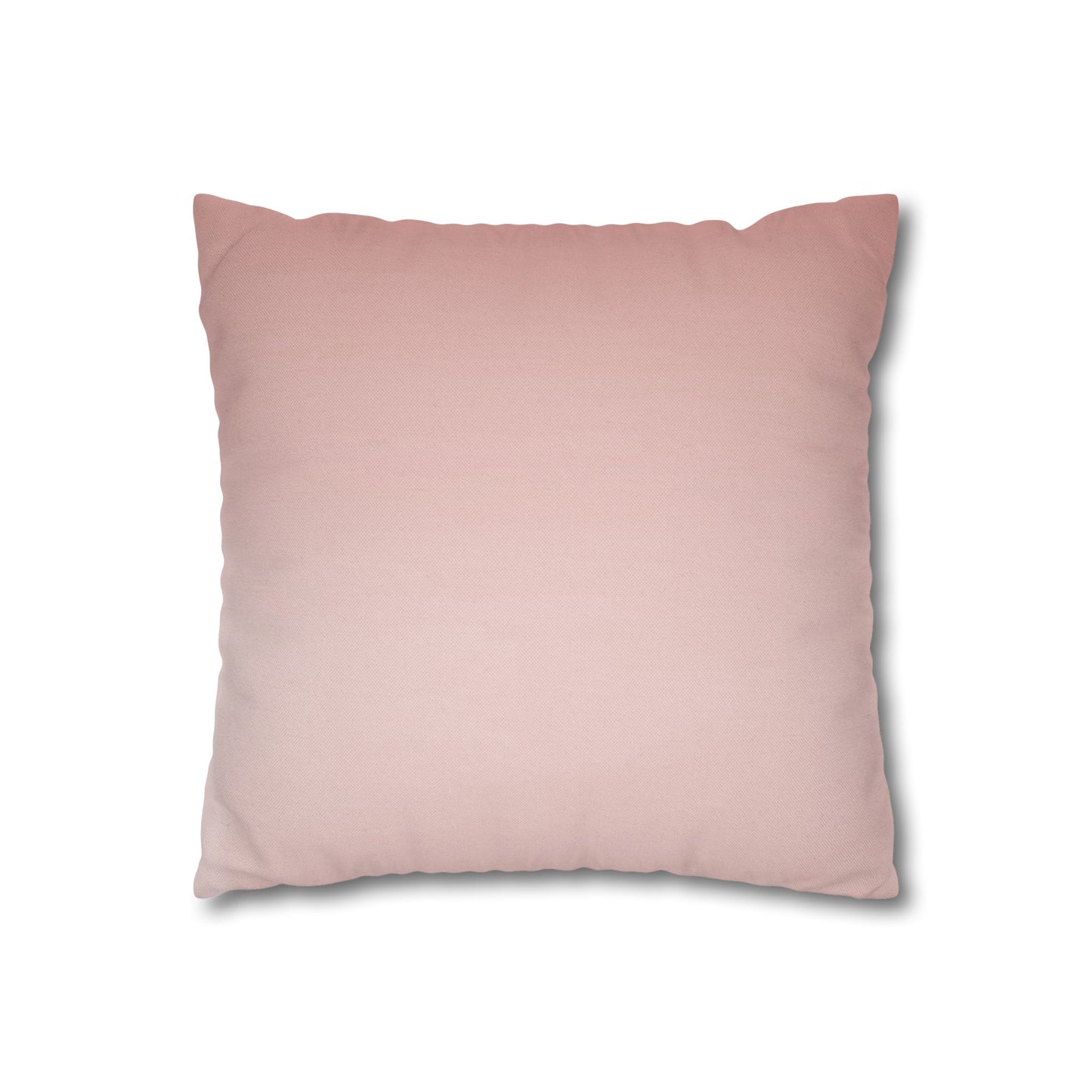 Rose Red Fade Spun Polyester Square Pillowcase, 14" x 14"