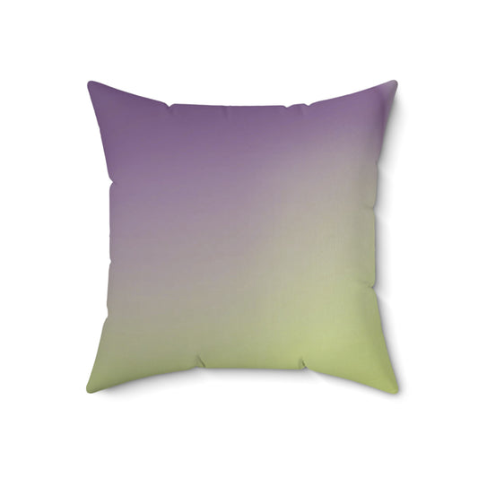 Purple Golden Fade 18" x 18" Faux Suede Square Pillow