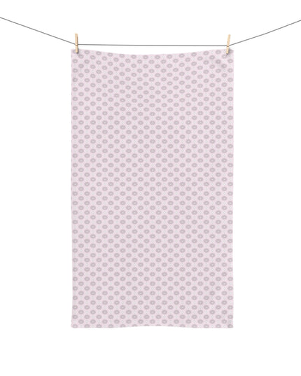 Pink Mornings Star-crossed Bodies Hand Towel, 16" x 28"