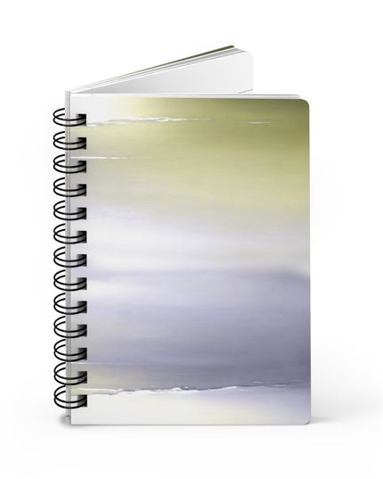 Lavender Sea Golden Fog Sea Purple Fog Spiral Bound Journal, 5" x 7" 150 pages