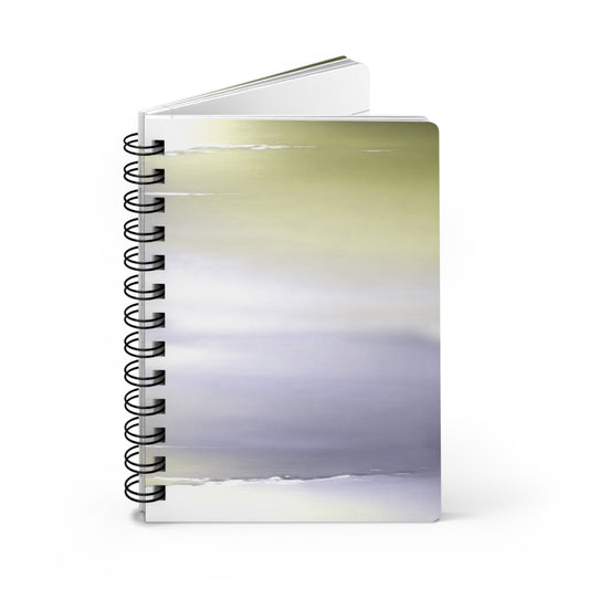 Lavender Sea Golden Fog Sea Purple Fog Spiral Bound Journal, 5" x 7" 150 pages
