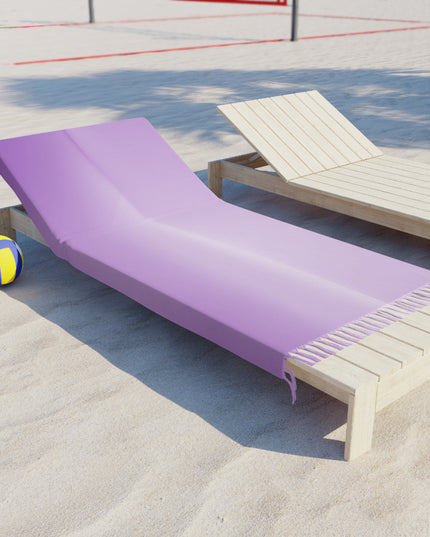 Soft Lavender Fade 38" × 81" Boho Beach Cloth