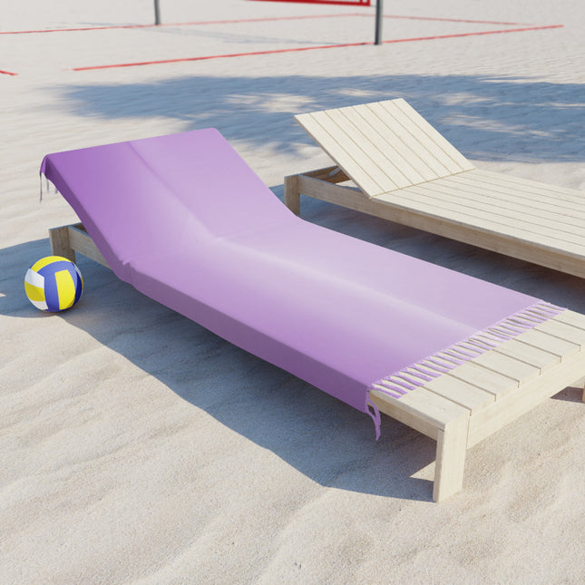 Soft Lavender Fade 38" × 81" Boho Beach Cloth