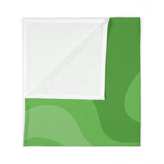Greenie Meanie Wavey Baby Swaddle 30″×40″ Blanket