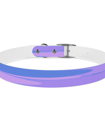 Pastel Purple Family Patches Extra Large Dog Collar