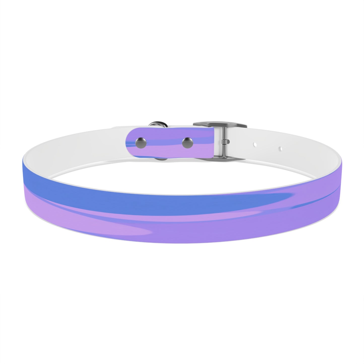 Pastel Purple Family Patches Extra Large Dog Collar