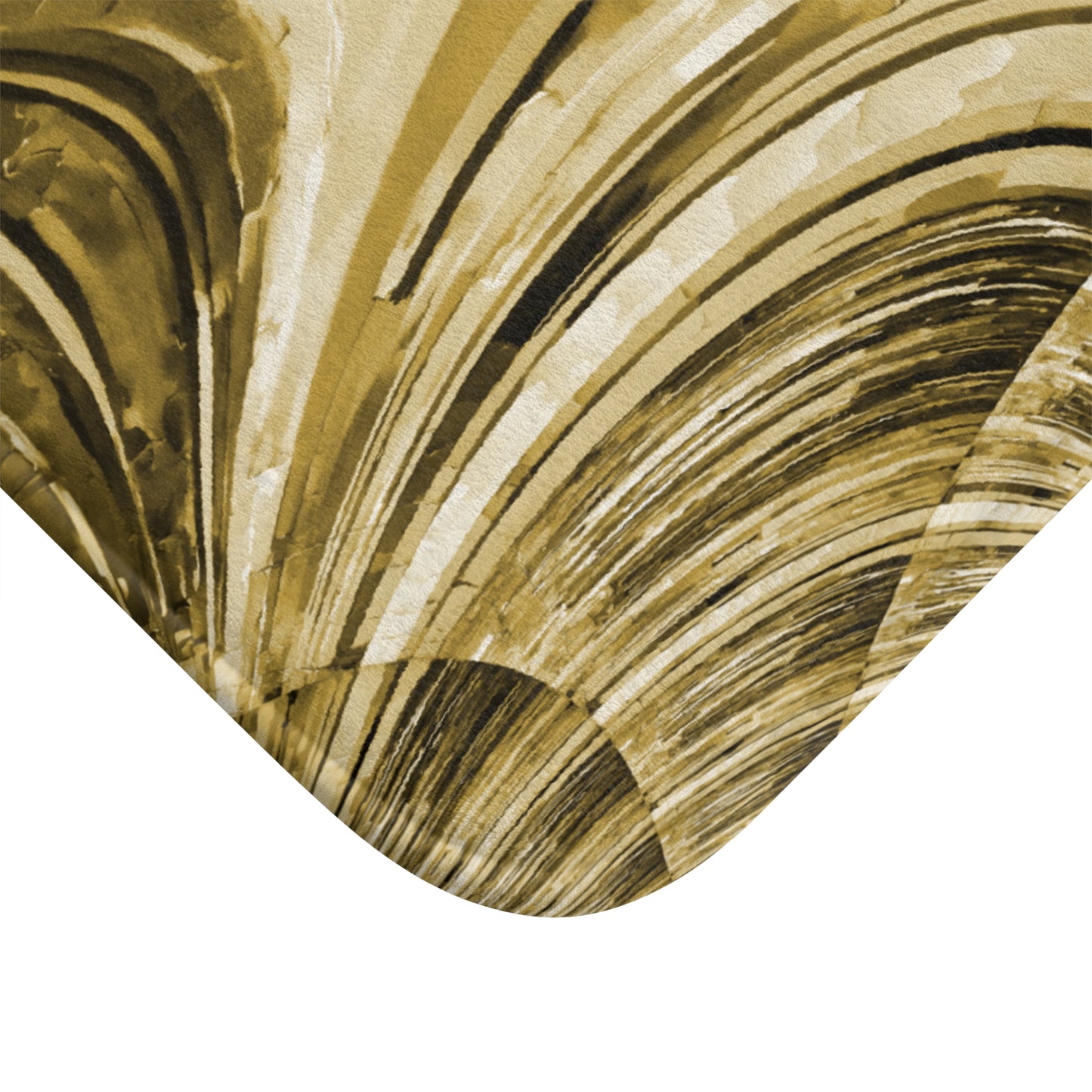 Uzi Spiral Light Brown 34" x 21" Bath Mat