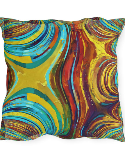 Uzi Spiral Alpha 20" x 20" Outdoor Pillow